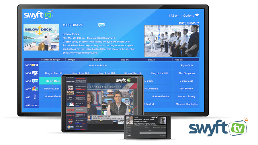 swyftTV streaming cable tv service