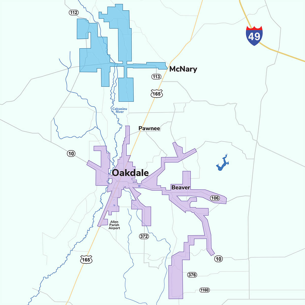 Oakdale, McNary Pre-order sales area